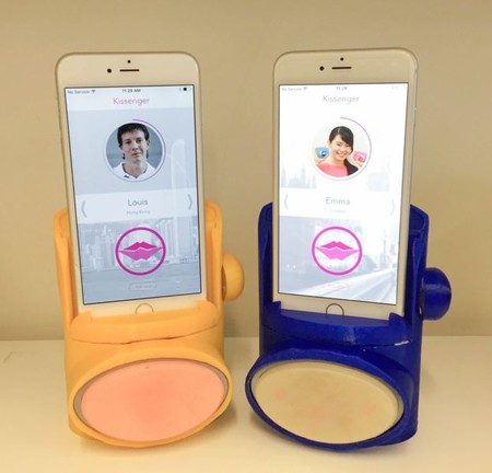 Con Kissenger puedes enviar besos "de verdad" a través del smartphone