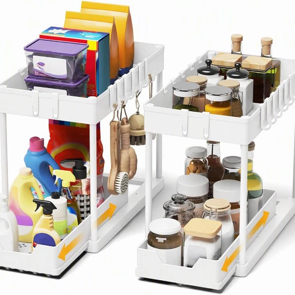 Meltrck 2 Organizadores Cocina Doble Bajo Fregadero