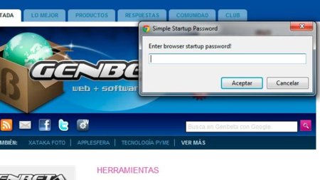 Impide que usen tu navegador Chrome con Simple Startup Password