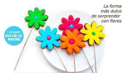 Día de la madre: díselo con flores... de galleta
