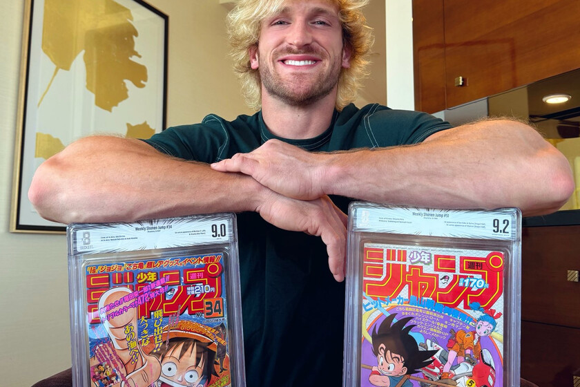 Logan Paul se ha cansado de especular con cartas, así que ha comenzado a "coleccionar" revistas históricas de la Shonen Jump: de 500 euros a decenas de miles de dólares