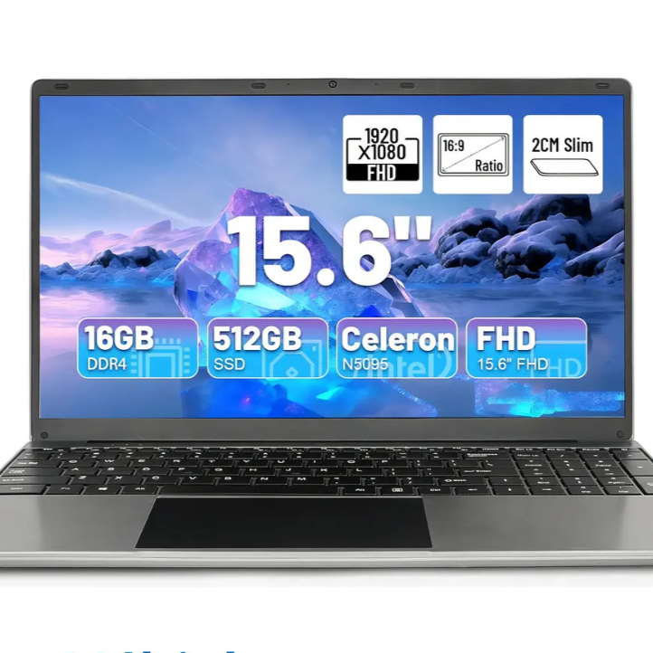 Laptop Hyjoy de 15.6 pulgadas (16/512 GB)