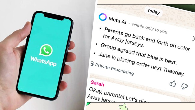 Meta Whatsapp Texto