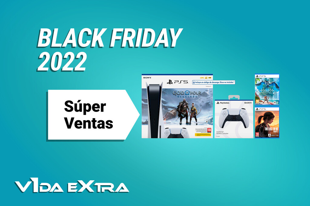 El stock de PlayStation 5 vuelve en el Black Friday: consigue este fantástico pack antes de Reyes Magos con 3 juegos y un mando El stock de PlayStation 5 vuelve en el Black Friday: consigue este fantástico pack antes de Reyes Magos con 3 juegos y un mando