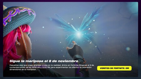 Fortnite Evento Mariposa