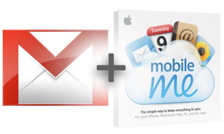 Utilizar una cuenta de MobileMe combinada con otra de Gmail, en iPhone / iPod touch