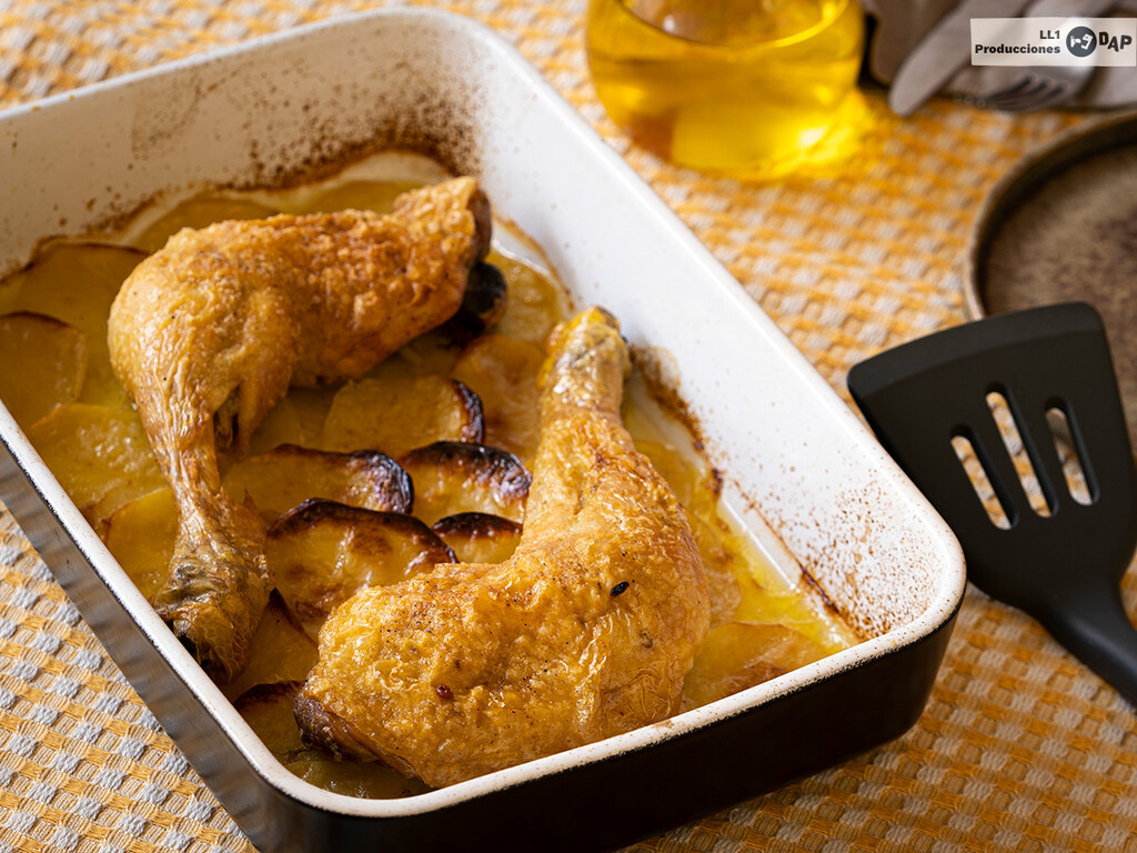 Muslos de pollo al horno: receta de Karlos Arguiñano