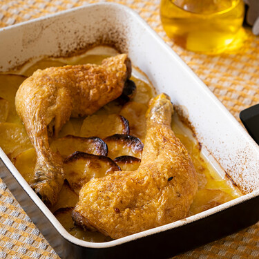 Muslos de pollo al horno: receta de Karlos Arguiñano