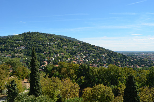 Vistas desde el Castillo de Brescia