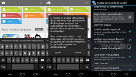 Google actualiza su teclado oficial para dispositivos Android