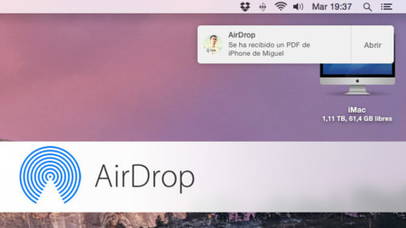 Así funciona AirDrop con iOS 8 y OS X Yosemite