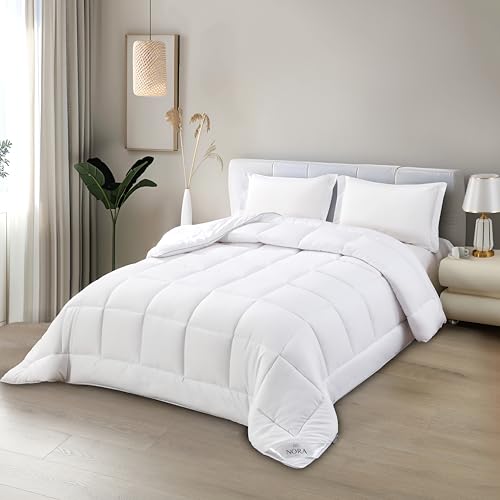NORA HOME Relleno Nordico Cama 150. Nivel Térmico Muy Alto 4.5/5. Antiácaros. Antibacterias. Oeko-Tex. 400 gr/m² Calidad 3D. Edredon Invierno 240x220 - Oslo