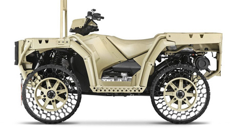 Los neumáticos sin aire de Polaris llegarán al mercado en 2014