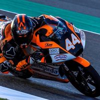 Aron Canet da primero: record del circuito y medio segundo a Fenati en los libres de Catar