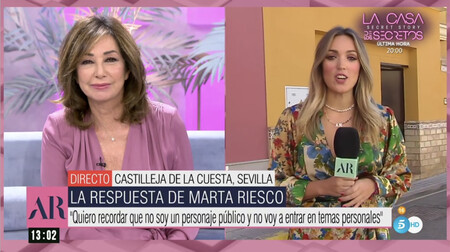 Marta Riesco en directo el programa de ana rosa