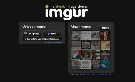 Imgur: arrastra, edita y comparte tus fotos al instante