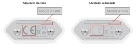 Apple inicia el cambio europeo de adaptadores de corriente
