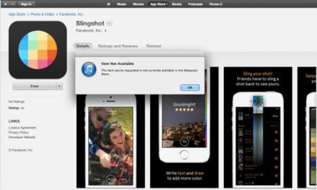 Slingshot, una nueva app de mensajería efímera de Facebook... anunciada por error