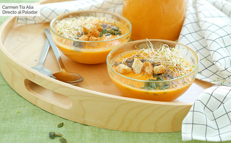 Gazpacho de zanahoria: receta de verano fresca y nutritiva con vídeo incluido