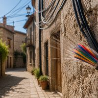 El problema de la fibra rural no siempre es llevar el cable hasta el pueblo. A veces está ahí y nadie quiere recorrer los últimos metros 