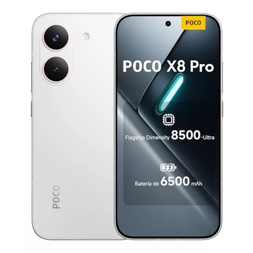 XIAOMI POCO X8 Pro - Smartphone de 8+512GB, Dimensity 8500-Ultra, batería de 6500 mAh