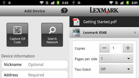 Lexmark presenta una aplicación para imprimir desde el móvil