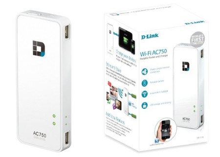 D-Link DIR-510L, router inalámbrico portátil compatible con WiFi AC