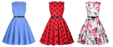 Vestidos para niña Kate Kasin de estilo vintage con gran variedad de estampados desde 13,99 euros en Amazon