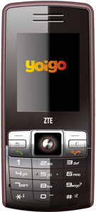 ZTE F188, el fabricante chino también con Yoigo
