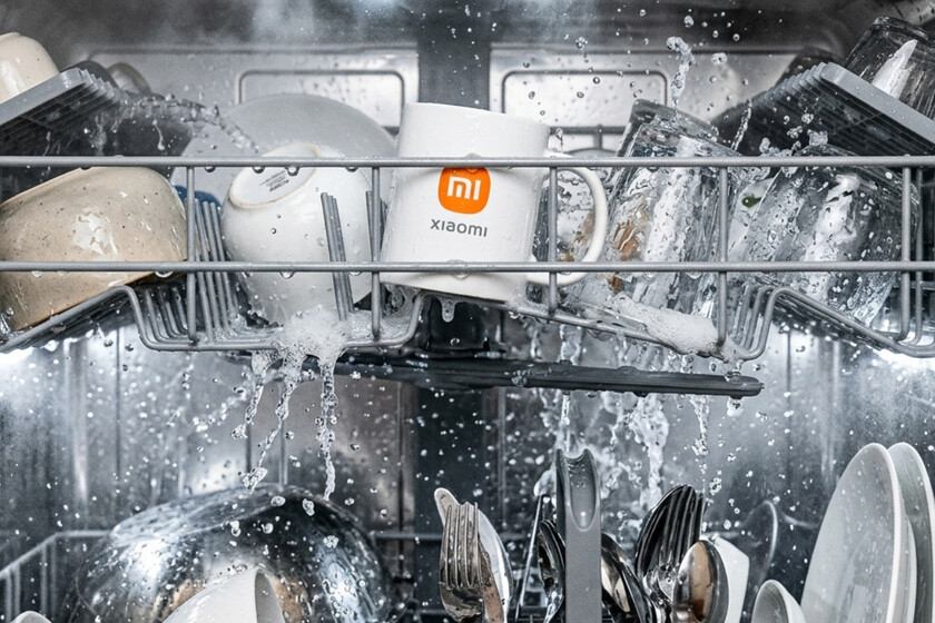 Xiaomi presenta toda una dualidad doméstica: es un lavavajillas para 130 piezas, pero a la vez puede encenderse por zonas por si solo quieres lavar 4 platos