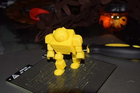 Nuestro robot ya impreso