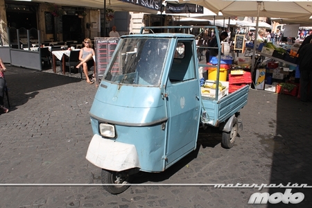 Motocarro en Roma