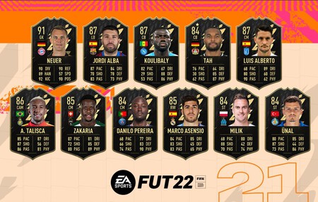 FIFA 22. TOTW: Equipo de la Semana 21, del 9 al 16 de febrero de 2022