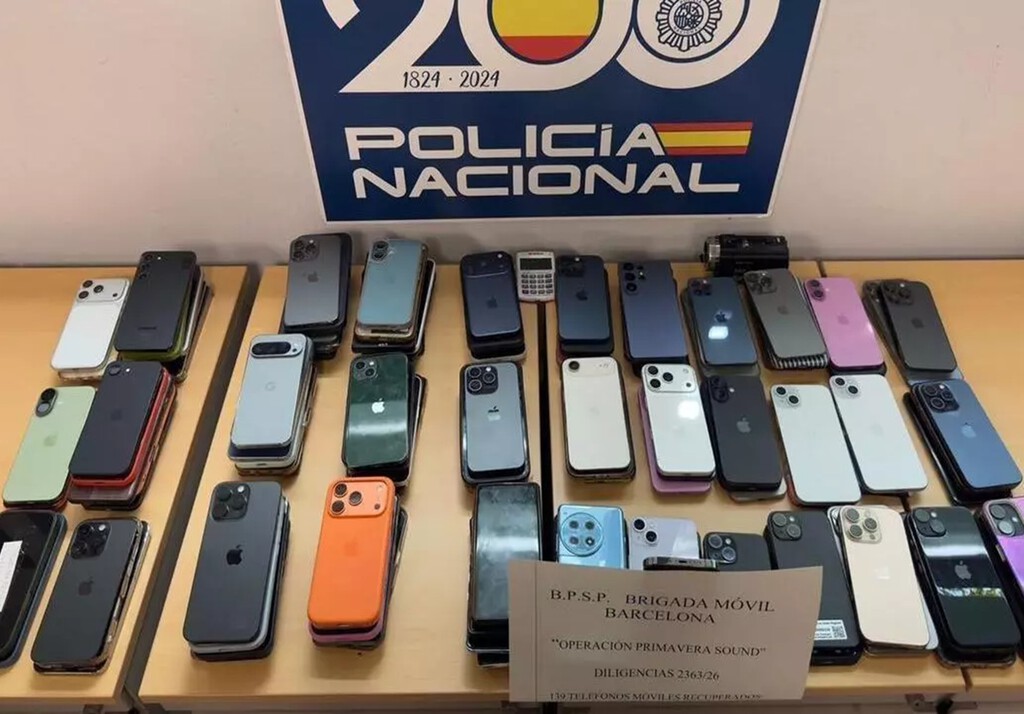 Tras robar 139 móviles en el Primavera Sound, el ladrón ya solo tenía que hacer lo más fácil. La visita del Papa León XIV le fastidió los planes