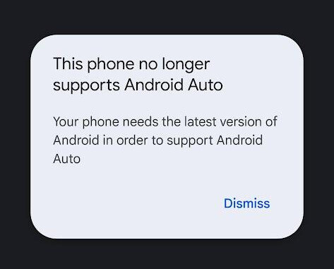 Android Auto ya no funciona en los móviles con esta versión de Android