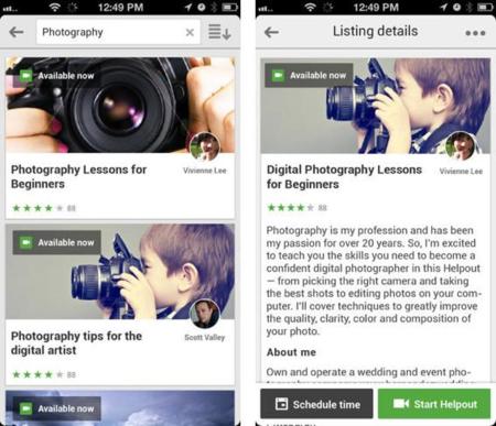 Las clases por videoconferencia de Google Helpouts llegan a iOS