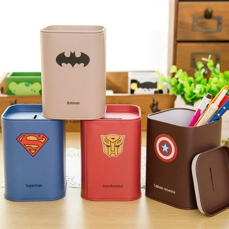 Huchas infantiles de superhéroes, para que los peques ahorren, por sólo 2,11 euros y envío gratis