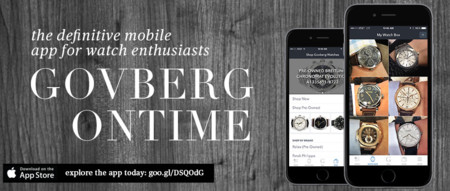 Govberg presenta una App perfecta para los amantes de los relojes