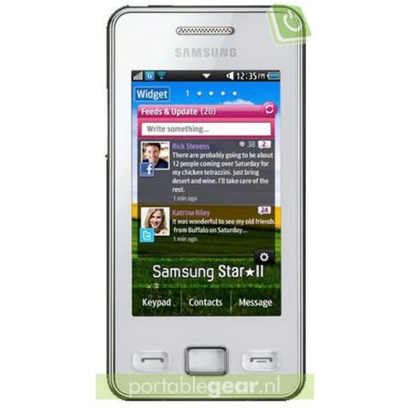 Samsung renueva su exitoso S5230 Star