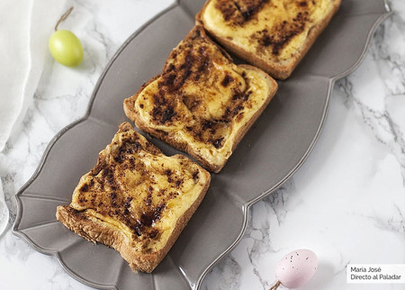 Receta de torrijas exprés (con pan de molde): listas en 10 minutos