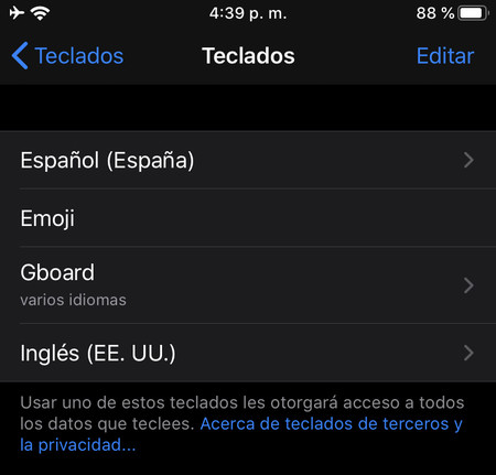 Apple advierte sobre fallo con teclados de terceros en iOS 13 y iPadOS, y asegura que la solución llegará pronto