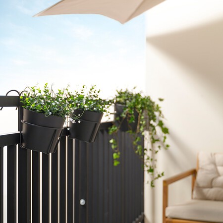 Vitlok Maceta Con Soporte Interior Exterior Antracita 1469370 Pe996588 S5