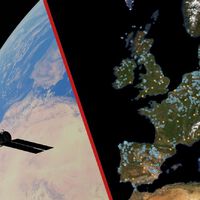 Imagens de satélite mostram o crescimento explosivo das energias renováveis ​​em todo o mundo: China, EUA e Espanha, vistos de cima 
