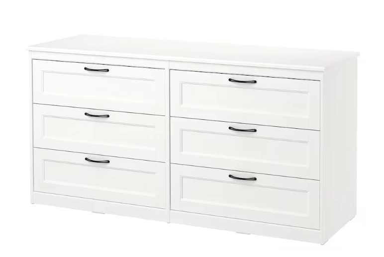 SONGESAND Cómoda 6 cajones