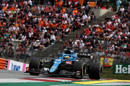 Fernando Alonso, contra los comisarios de la Fórmula 1 en Austria: "Fui el único que hizo la primera curva"