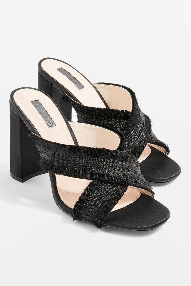 sandalias negro lowcost