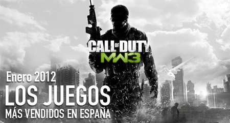 Los juegos más vendidos en España en Enero 2012: más balazos, más bailecitos