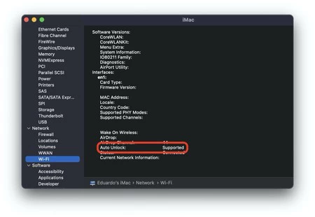 Wi-Fi自動ロック解除
