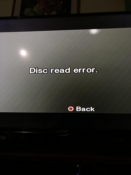 Error Disco Ps2