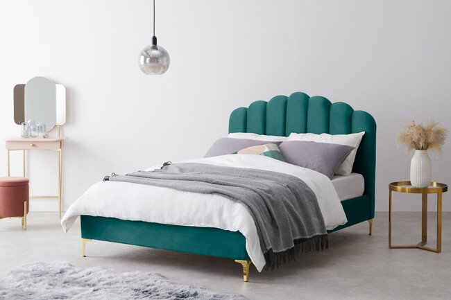 Cama de terciopelo